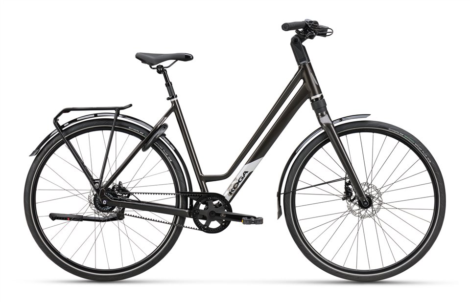 Zorgeloos genieten, dat doe je met deze luxe uitgevoerde toerfiets. De Alfine naafversnelling zorgt ervoor dat je lekker soepel trapt en de Gates riemaandrijving maakt hem onderhoudsvriendelijk.