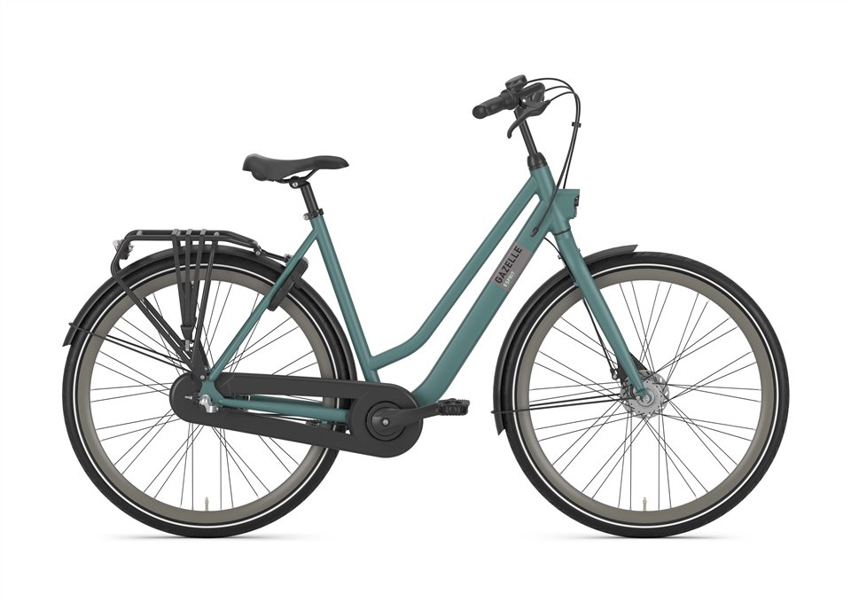 Sterke no nonsense fiets met ingebouwde verlichting. licht en sterk, ideaal voor school of werk.